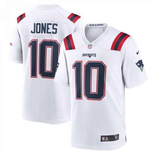 Nike Mac Jones Women's New England Patriots Player Game Jersey, White, XXL - Foto 1 di 3