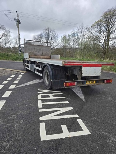 Iveco Eurocargo 180E25 2011 EURO 6 18 ton scaffold truck dropside manual - Picture 4 of 5