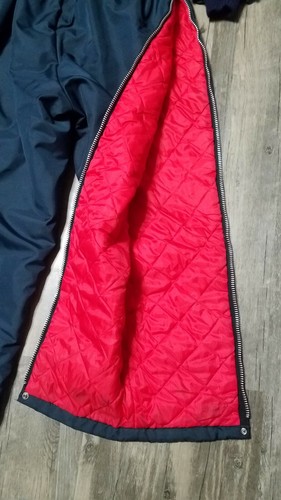 Mono aislante United Pioneer de colección talla mediana cuello de piel invierno nieve esquí traje - Imagen 6 de 9