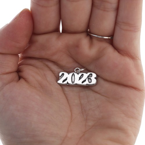 2023 Graduation Charm, 925 Genuine Silver Celebration, Graduation Gift - Picture 3 of 3