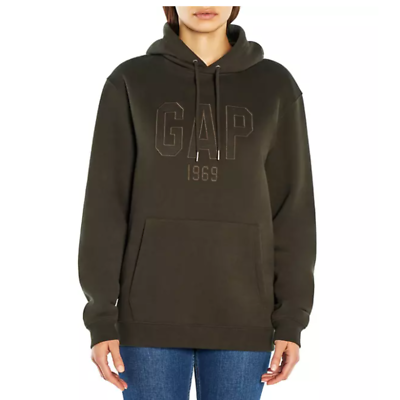 Gap Unisex Logo Fleece Hoodie Size XXL, BROWN, NWT | eBay