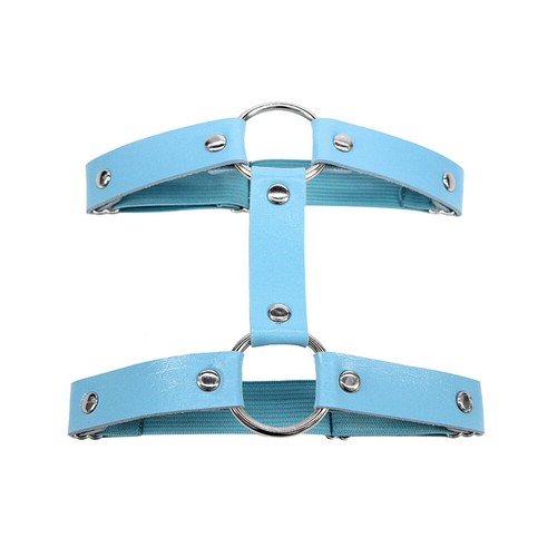 Nightwear Leather Punk Thigh Ring Leg Harness Garter Belt Gothic Garters - Picture 6 of 17