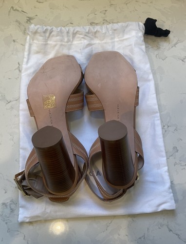 Veronica Beard Sandals Nude Color NWOB Size Women’s 11 ITALY LEATHER - Picture 5 of 6