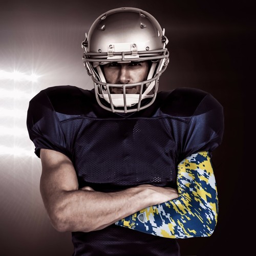 Compression Sports Arm Sleeve Digital Camo Baseball Football Basketball Sleeves - Picture 92 of 142