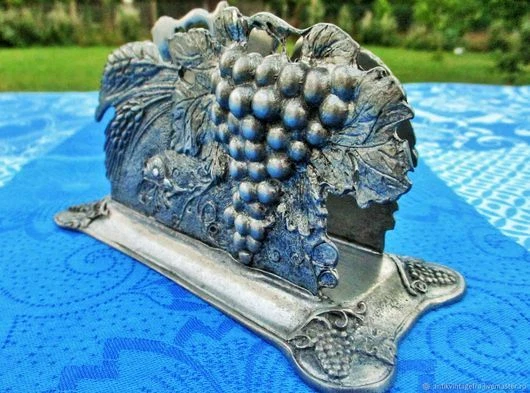 Porte-serviettes ancien porte-serviettes années 50 du XXème siècle Antique napki - Photo 4/4