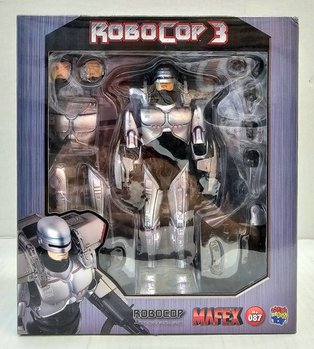(PIE ROTO) Medicom Toy Mafex #087 Robocop 3 Traje de Vuelo Jet Pack Figura - Imagen 10 de 18