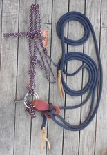 COMPLETE BRIDLE and 18 FT MECATE SET - Professionally Made -