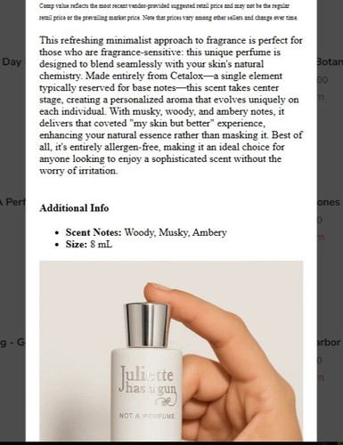 NEW Juliette Has a Gun NOT A PERFUME Eau de Parfum 10 ml / 0.34 oz - Bild 2 von 7