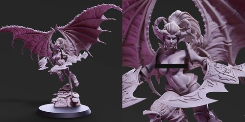 Demonic Harpy & Valkyrie Miniatures | Demonics | PS Miniatures - Picture 65 of 85
