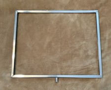 5 - Merchandising Display Chrome Bulletin Frame for  Sign 15” X 11” Slide in Top