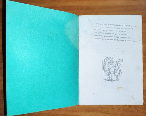 Racconto popolare autoprodotto dattiloscritto anni 60 pugliese area SALENTO ORIA - Foto 3 di 11