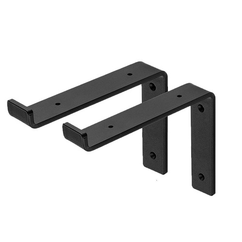 Floating Wall Shelf Brackets Heavy Duty Rustic Industrial DIY Wall Shelves AU - Picture 2 of 15