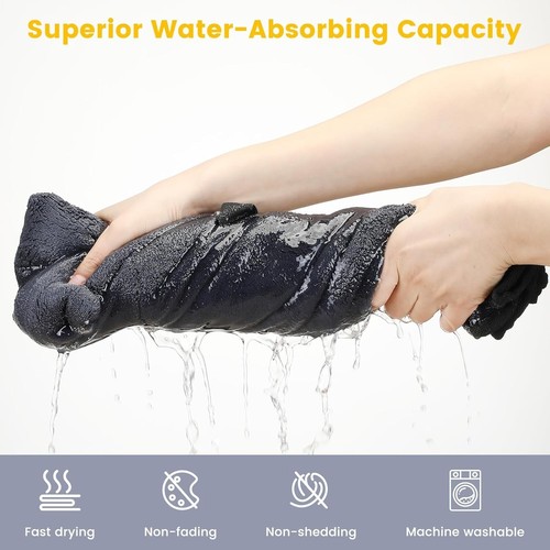 PETTOM Dog Drying Robe, 400gsm Microfiber Super Absorbent, Adjustable Dog Dryin - Picture 4 of 8