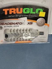 NEW, TRUGLO Deadenator XS Bow Stabilizer - Realtree Xtra Camo Black - 4.6", 4 oz