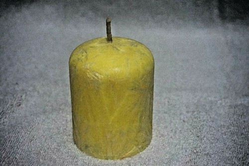 100% Plant Derived Sourced Crystallized Wax Starburst Pillar Candle Tracked Post - Picture 12 of 32