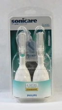 Phillips Sonicare Advance Replacement Tooth Brush Heads 2-Pack Standard Size NEW