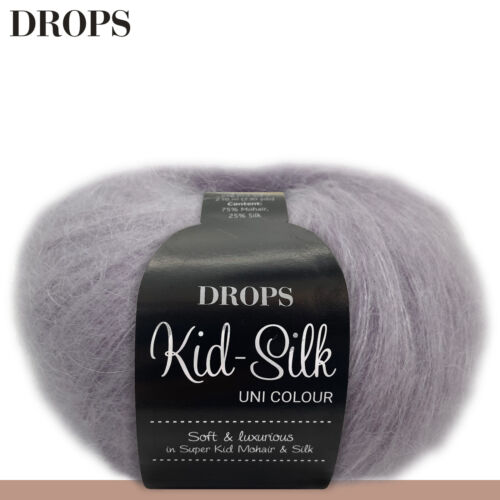 Gocce 25 g seta per bambini mohair seta filo per pizzo filato lana maglia uncinetto 57 colori - Foto 46 di 115