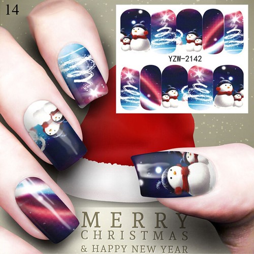 1 Sheet Flower Nail Art Sticker Decal Water Transfer Slider Nail Art Decorations - Picture 24 of 55