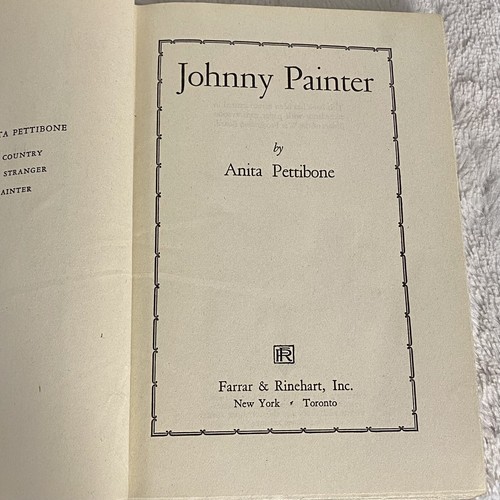Johnny Painter by Anita Pettibone 1944 Hardcover Book - Imagen 5 de 7