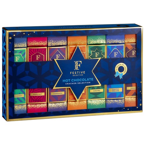 7pk Hot Chocolate Christmas Crackers Perfect Xmas Gift For The Chocolate Lover's - Picture 1 of 6