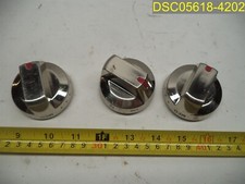 Qty = 3: OFF LITE LOW MED HI Knobs for Burner 2 3/8" O.D.
