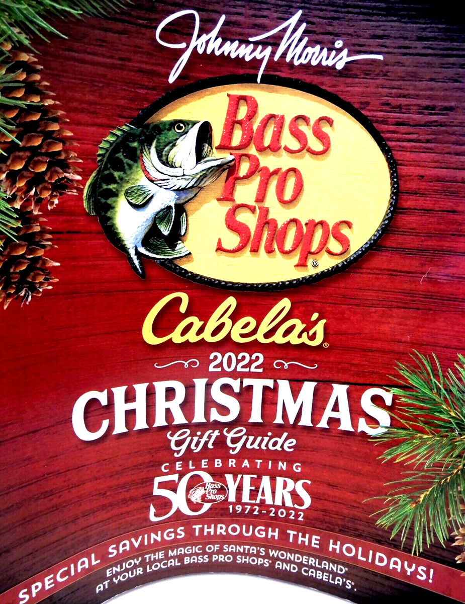 BASS PRO SHOPS Cabela HOLIDAY CATALOG Magazine 2022 CHRISTMAS GIFT GUIDE  Fishing