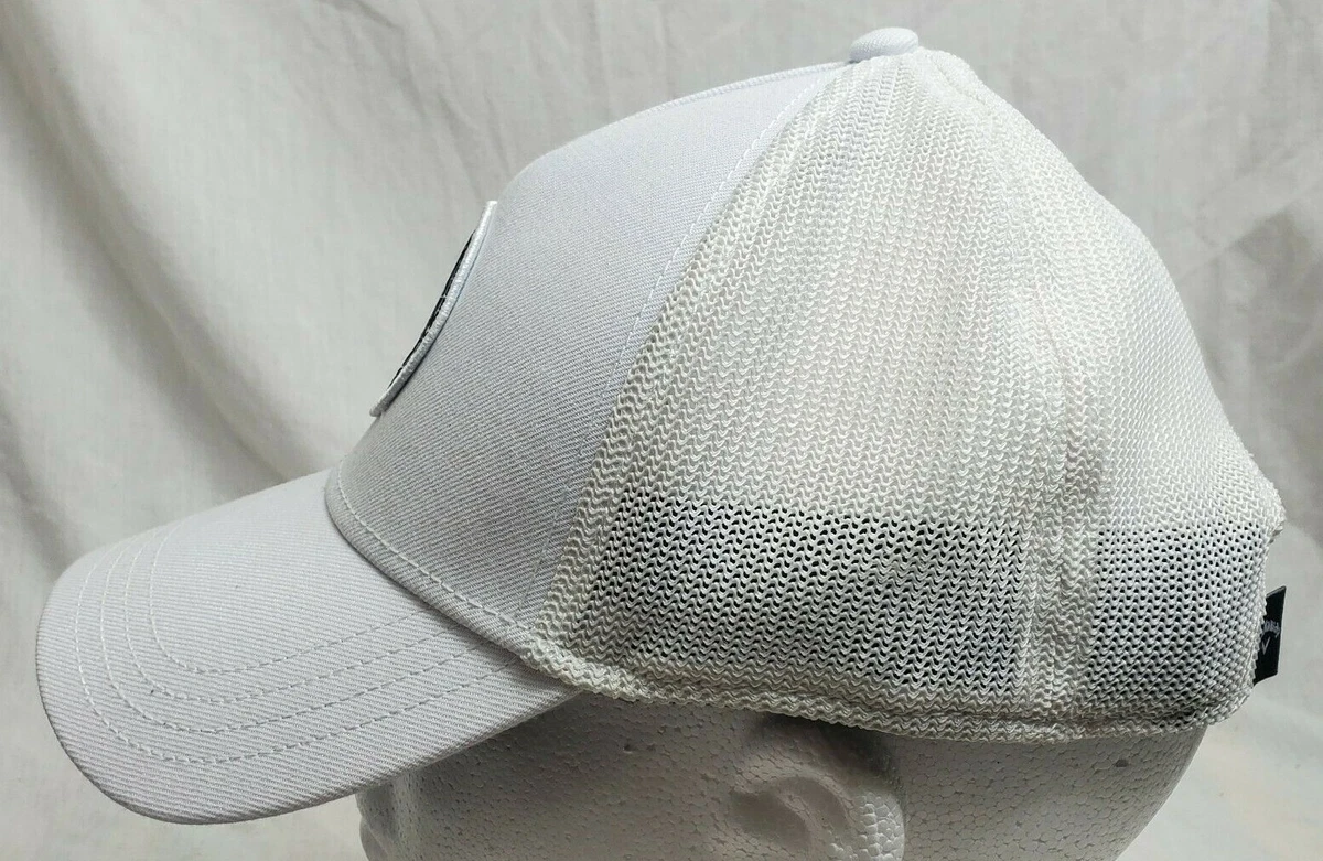 Callaway TopGolf White Adjustable Hat Top Golf hat Trucker mesh snapback patch