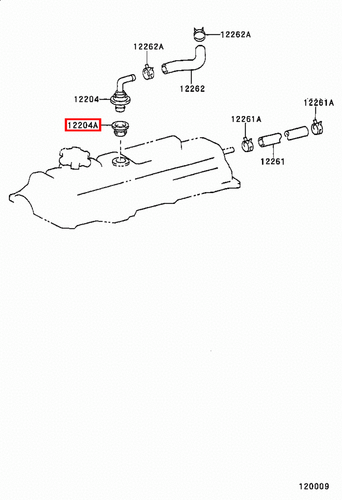 Genuine Hilux RZN149 RZN148 RZN147 RZN142 1R 2RZ 3RZ PCV Valve Rubber Grommet x2 - Picture 8 of 20