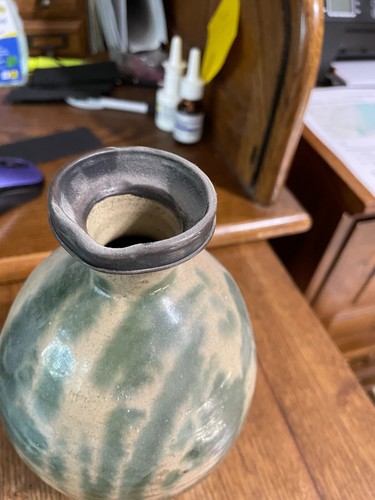 Korean antique vase Punch'ong ware from Chosen period - Picture 3 of 3