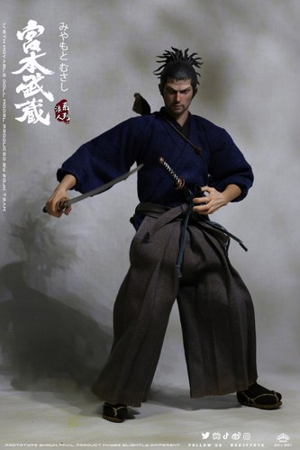 Nueva figura de acción masculina coleccionable ZGJKTOYS L-001 1/6 Samurai Miyamoto Musashi - - Imagen 10 de 12