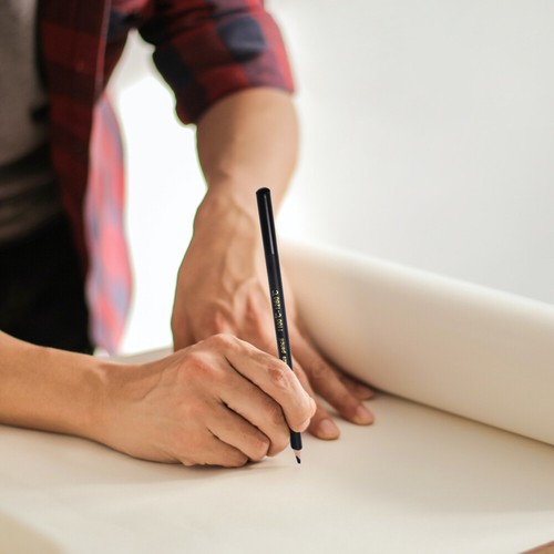 2 Pezzi Matita Disegno Arte Artigianato Sottovetro Matita Gres Dipinta a Mano - Foto 10 di 12