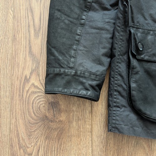 Barbour A436 Wax Leather INTERNATIONAL-BLACK Herren Jacke Motorradbekleidung - Bild 9 von 24