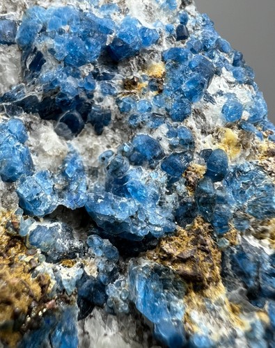 454 GM Full Terminated Fluorescent Afghanite Crystals Specimen From Afghanistan - Picture 11 of 19