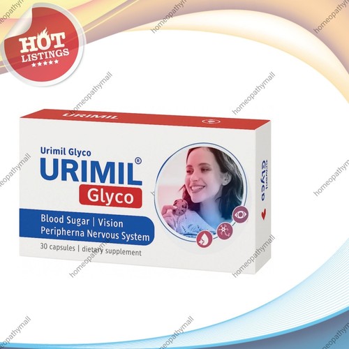 Urimil Glyco – Nerve, Glucose  Vision Support – ALA, Uridine, B Vitamins 30 cap - Picture 21 of 24