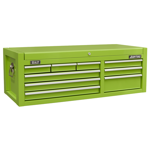 Sealey Top chest 9 Drawer with Ball Bearing Slides Green AP4109HV - Picture 5 of 7
