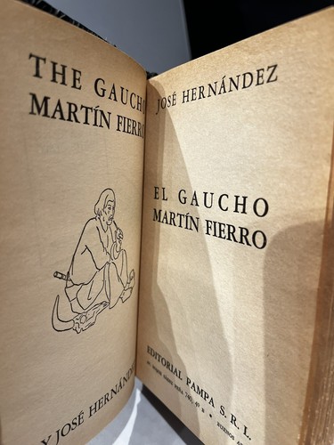 The Gaucho Martin Fierro by Jose Hernandez, Vintage, Hair- On Leather, VG - Picture 6 of 6