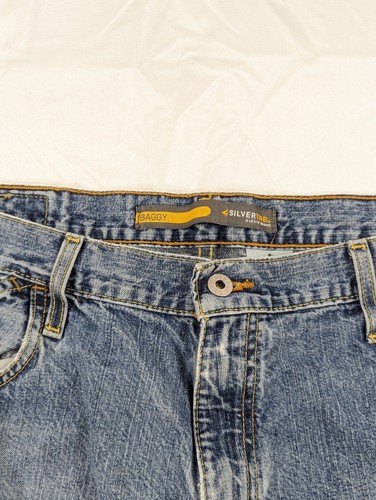Levi's Silver Tab Vintage Baggy Light Wash Denim 36x29 (36x30 Tag) Very Good - Picture 3 of 10