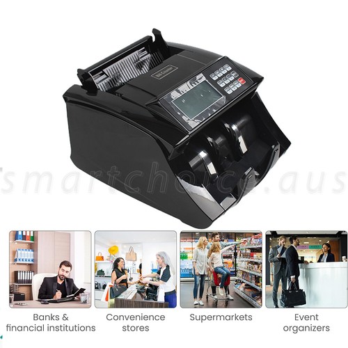 Automatic Money Counter Counterfeit Bill Detector, Australia Banknote Value C... - Picture 10 of 12