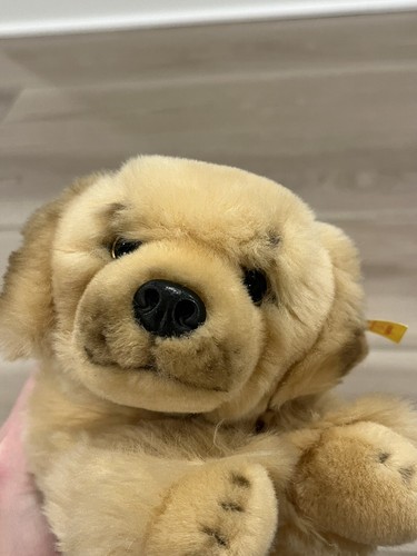 Steiff Stuffed Animal Dog Golden Retriever Hektor 080661