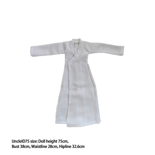 For 1/3 IP Uncle ID BJD Clothes White Archaic Anti Staining Dress GownSA - Picture 11 of 19