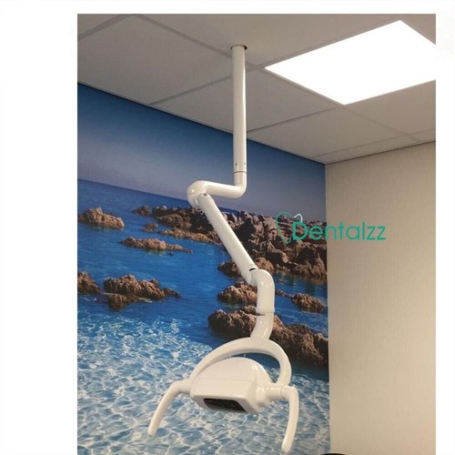 Dental Ceiling-mounted Exam Lamp 6 LED Surgical Medical Shadowless Light ENT - Picture 5 of 14