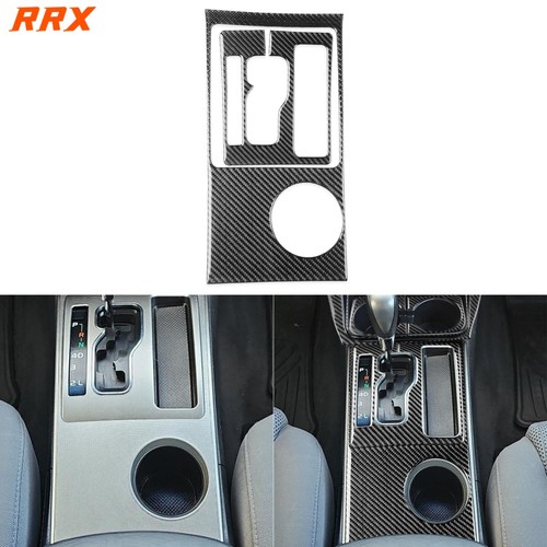 2Pcs Real Carbon Fiber Console Gear Shift Panel Cover For Toyota Tacoma 2005-15 - Bild 1 von 6