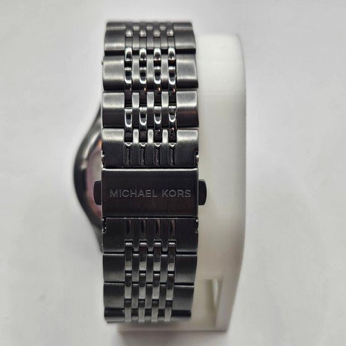 Orologio Michael Kors Uomo Merrick Cronografo Gunmetal Acciaio Inox MK8639 - Foto 5 di 8