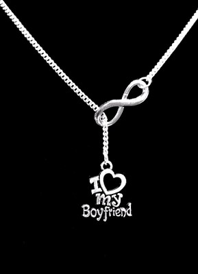 Necklace I Love My Boyfriend Gift 