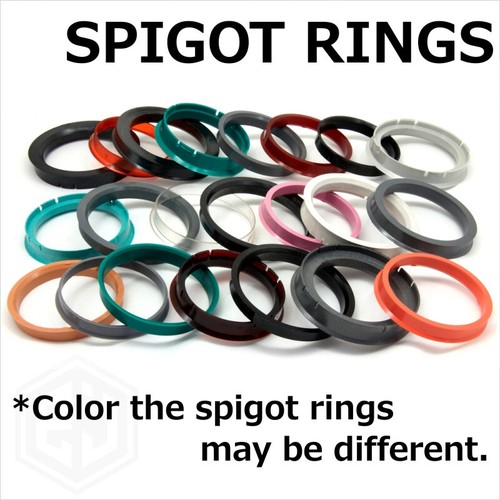 67.1 - 65.0 SET OF 4 SPIGOT RINGS For Alloy Wheel Hub Centric wheel spacer - Picture 5 of 5