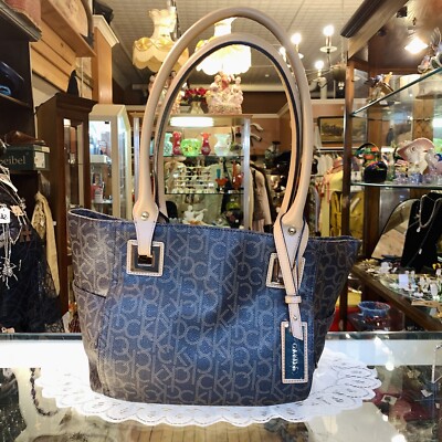 Calvin Klein Signature Logo Shoulder Bag Purse