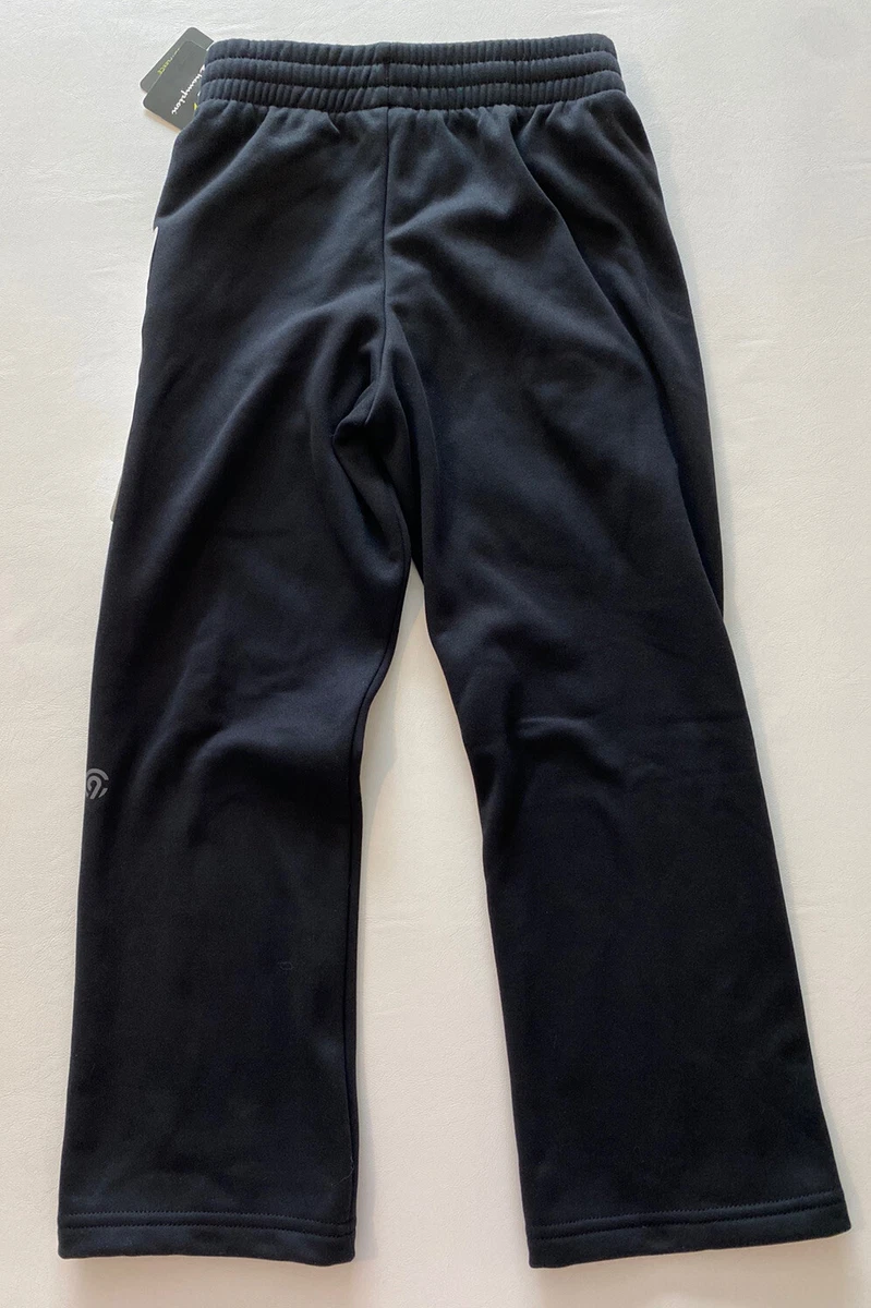 Boys Champion C9 Sweatpants Tech Fleece Duo Dry Zip Pocket Black Size XS  (4-5)