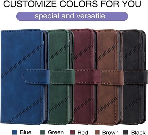 Für Samsung Galaxy S22+ S21 Ultra S20 FE A52 A02s Geldbörse Flip Case Ständer Abdeckung - Bild 249 von 307