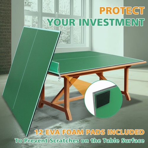 Ping Pong/ Table Tennis Conversion Top 96"X48" Foldable Ping Pong Table Topper - Picture 15 of 26