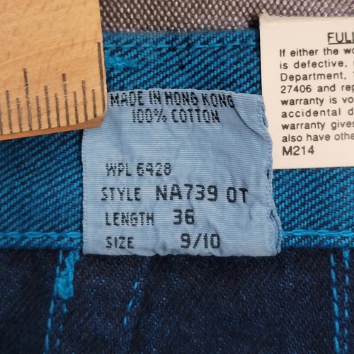 Vintage Wrangler Jeans Silverlake Mesa 9/10 Türkis Dart Bareback High Waist - Bild 14 von 17